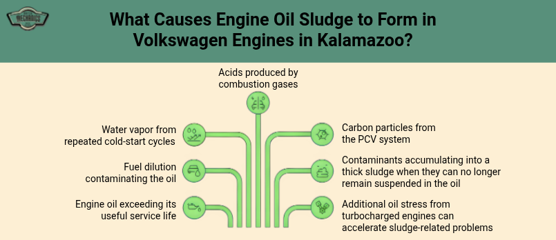What Causes Engine Oil Sludge to Form in Volkswagen Engines in Kalamazoo
