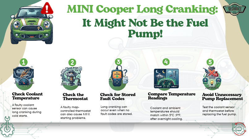 MINI Cooper Long Cranking - It Might Not Be the Fuel Pump!
